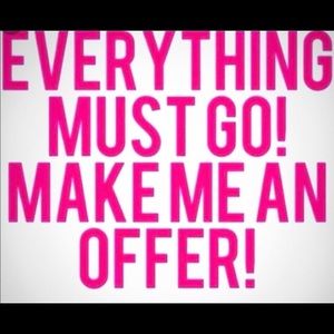 Accepting reasonable offers! Moving sale!